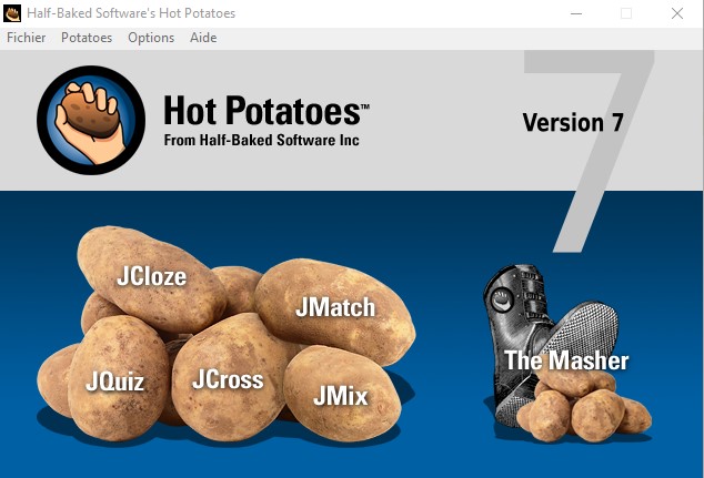 hotpotatoes-interface